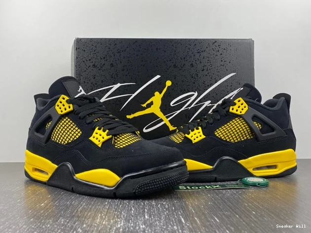 Jordan 4 Fashionable Retro 833 DH6927- Thunder 5885 0607